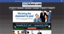 Desktop Screenshot of 400school.com